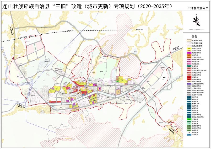 土地利用意向图